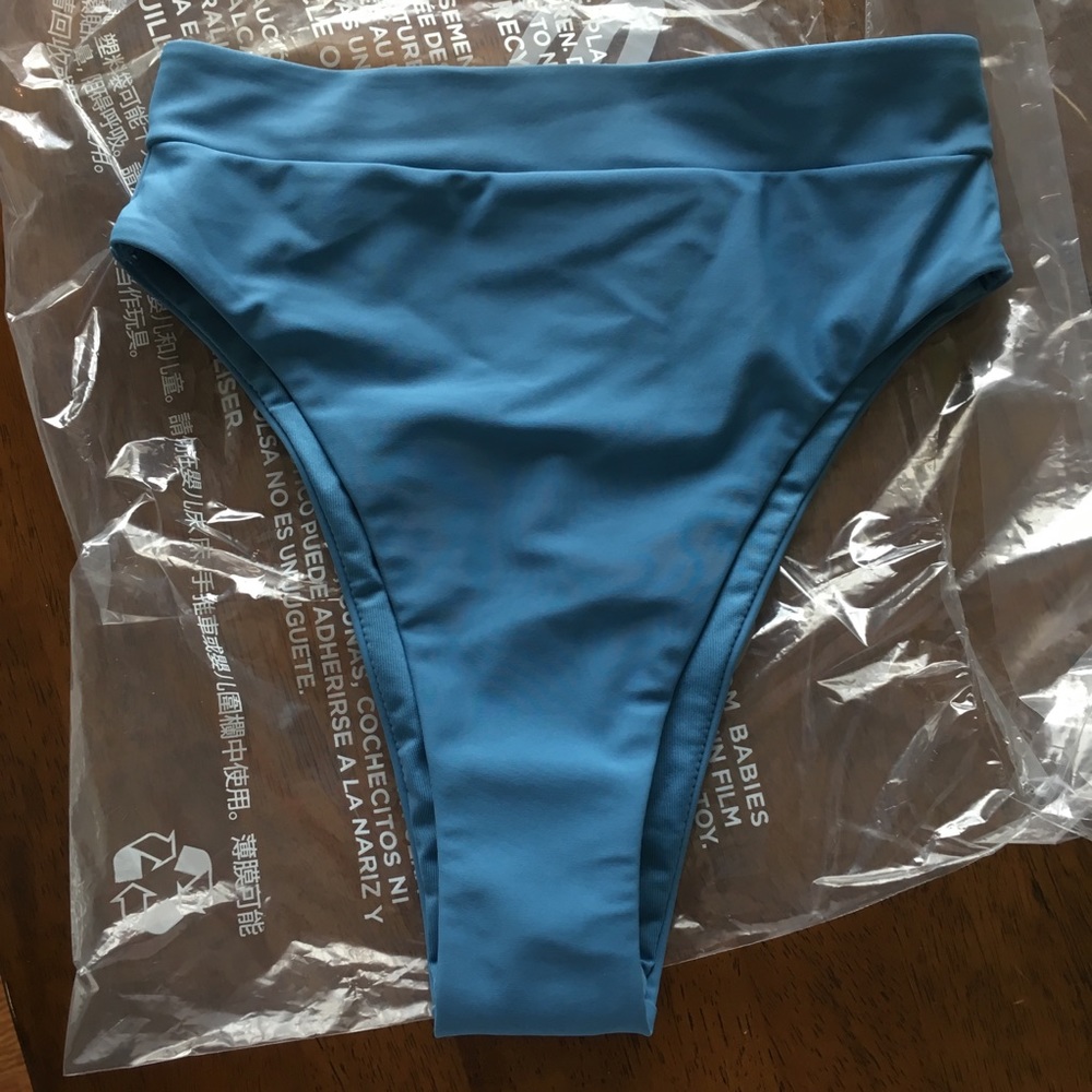 NWT Aerie high leg cheeky bikini bottom